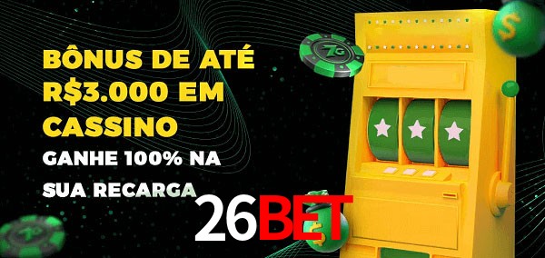 26Bet melhor bônus de depósito